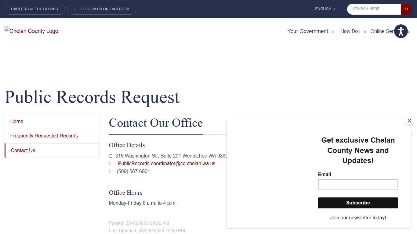 County of Chelan, Washington