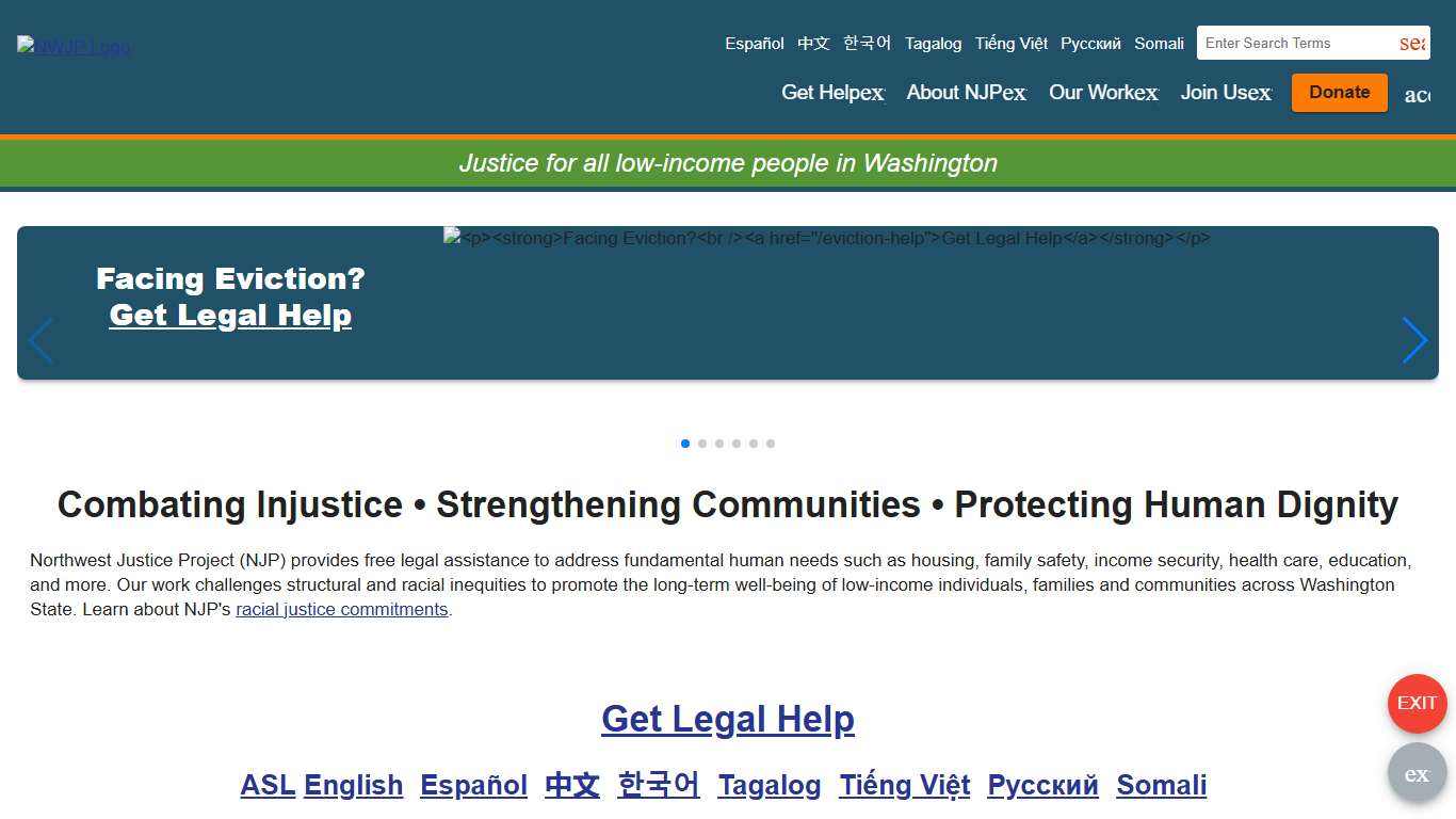 Home Northwest Justice Project