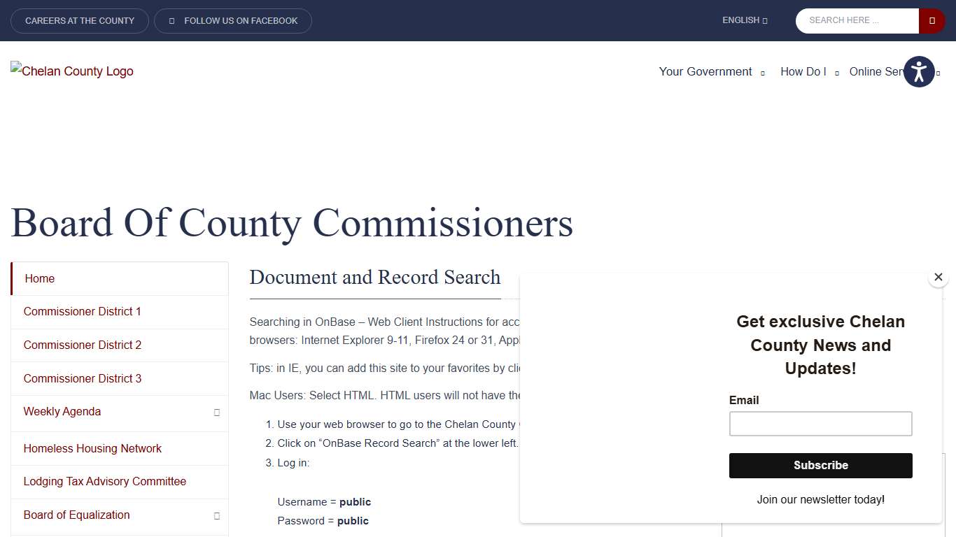 County of Chelan, Washington